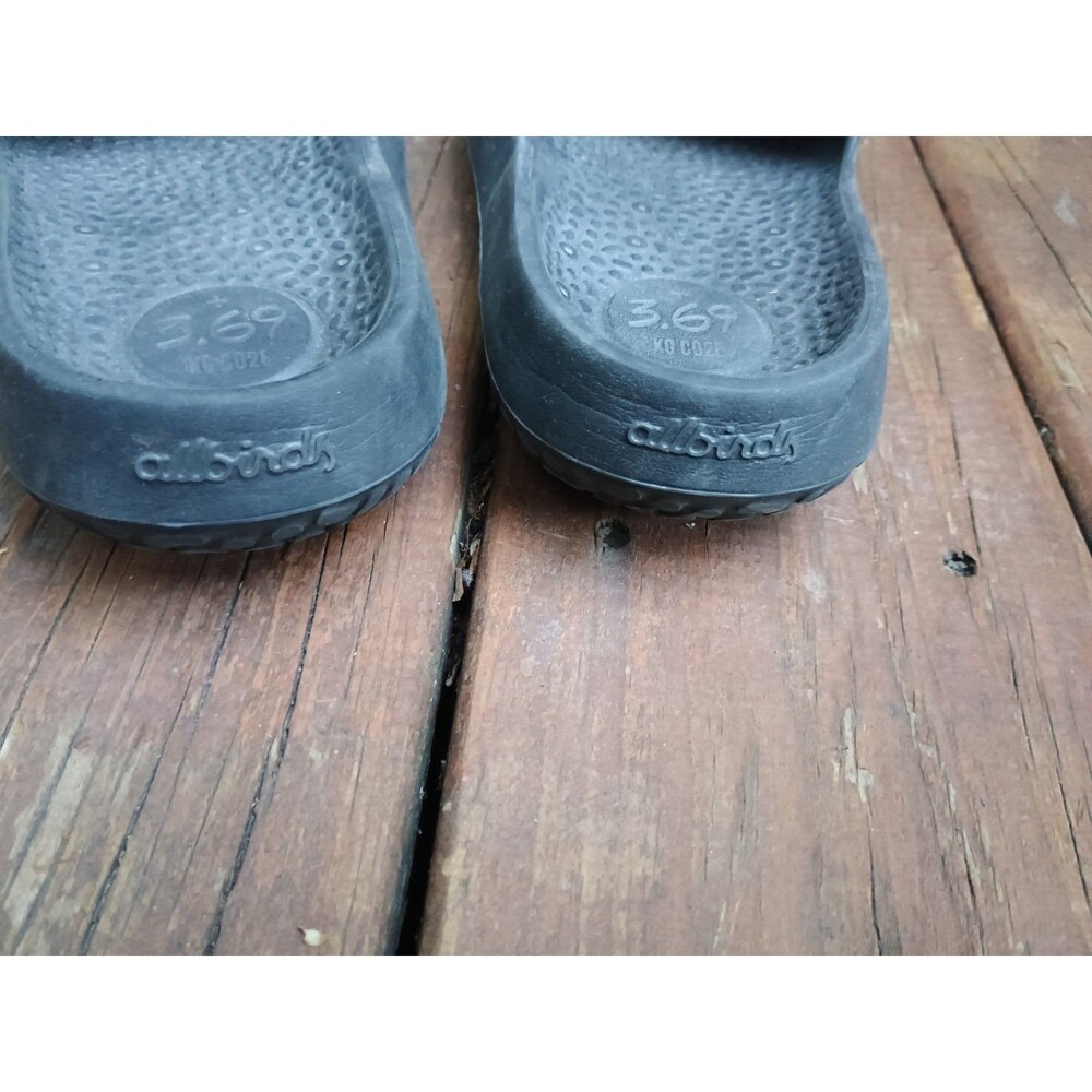 Allbirds Unisex Sugar Slide Sandals Black Eco Friendly Size W 8 M 6 - Picture 4 of 6